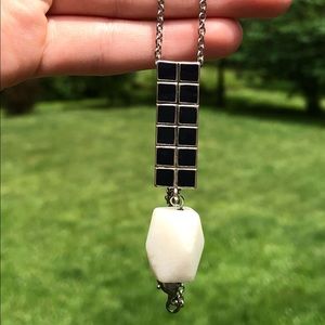 Black and white necklace